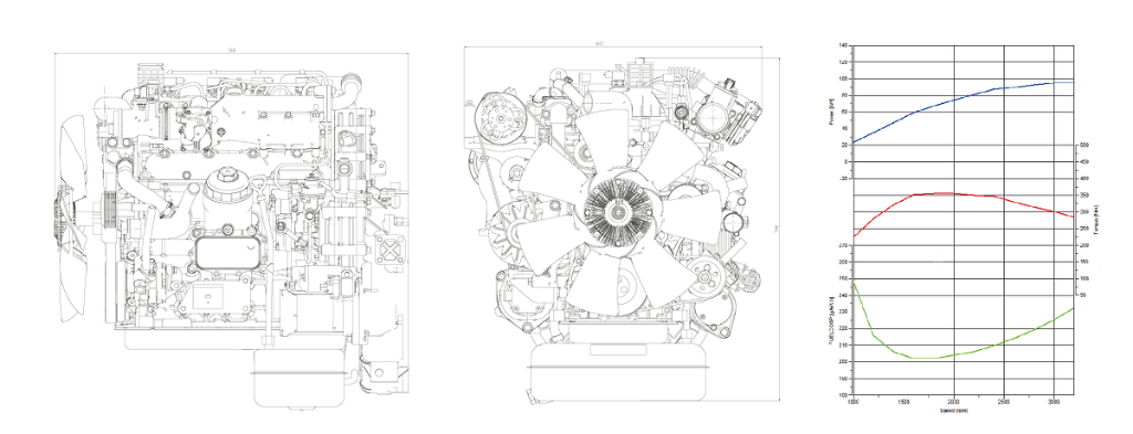 CA4DB1 series diesel engine