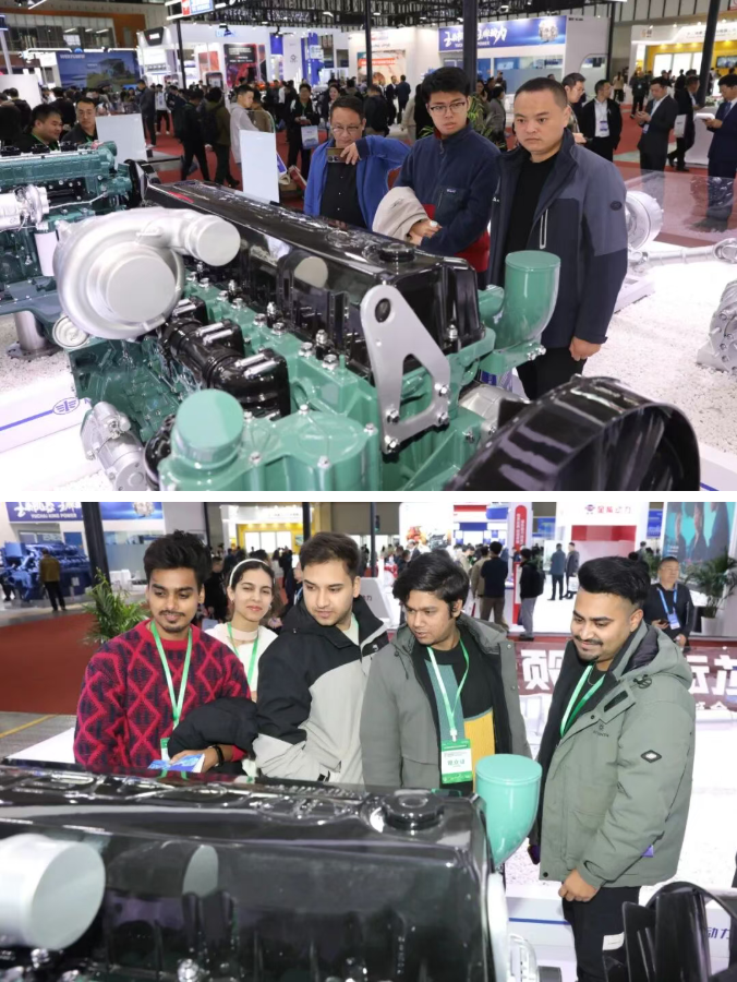 Con tecnología de vanguardia y un gran número de seguidores, FAW Jiefang Power causa sensación en la exposición internacional de motores de combustión interna.